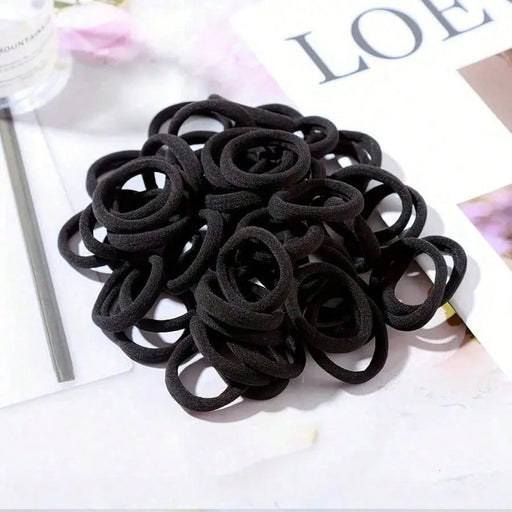 SHEIN 100 gomas elásticas negras para el pelo - Quierox - Tienda Online
