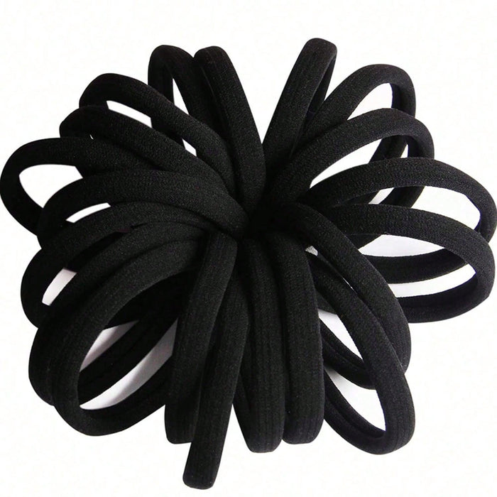 SHEIN 100 gomas elásticas negras para el pelo - Quierox - Tienda Online