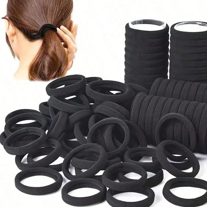 SHEIN 100 gomas elásticas negras para el pelo - Quierox - Tienda Online