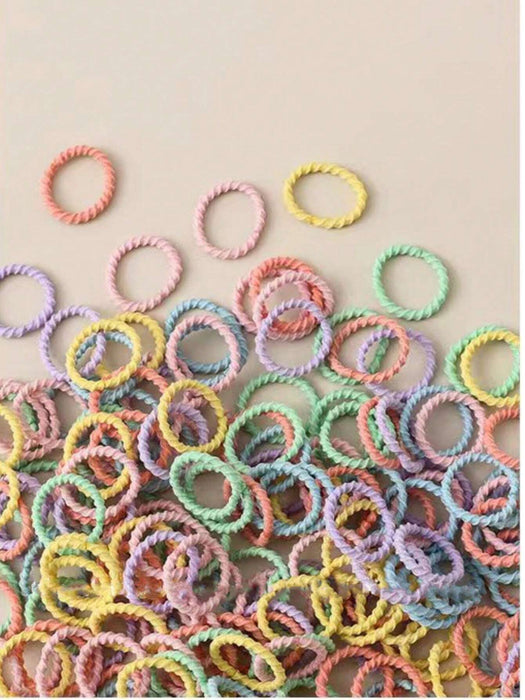 SHEIN 100 gomas para el pelo de colores, no dañan el cabello y son antideslizantes - Quierox - Tienda Online
