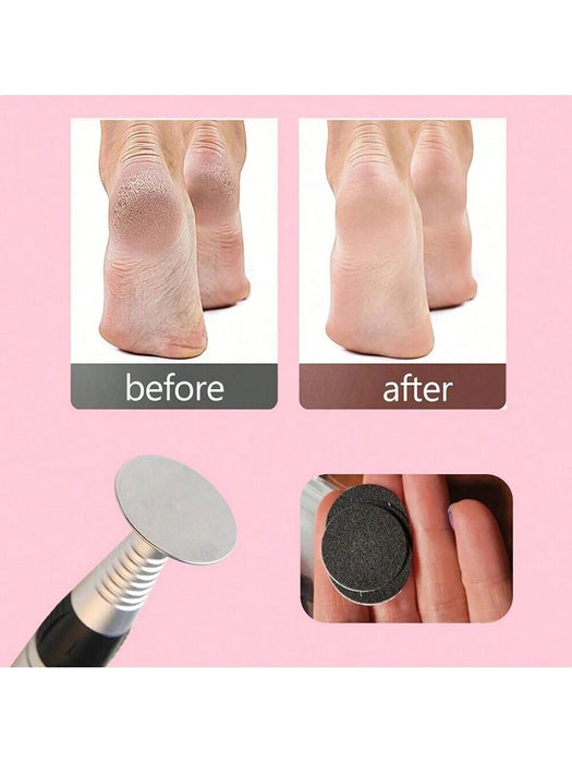 Shein 100 piezas/Caja Papel de lija de 25mm con eje de metal 80 - Quierox - Tienda Online