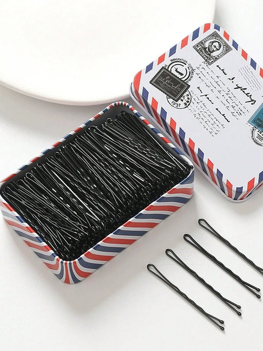 Shein 100 unidades/caja Pinzas para el cabello de mujer estilo básico ondulado - Quierox - Tienda Online