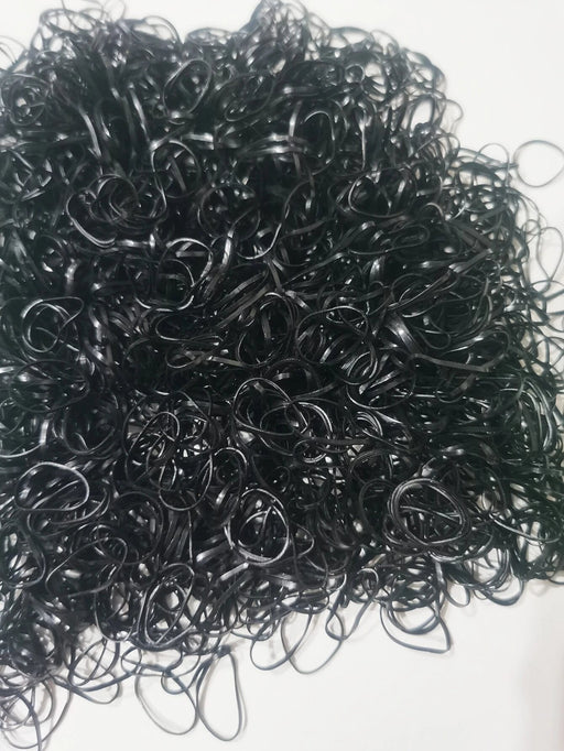 Shein 1000 piezas de bandas elásticas negras para el cabello - Quierox - Tienda Online
