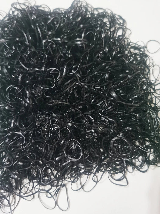 Shein 1000 piezas de bandas elásticas negras para el cabello - Quierox - Tienda Online