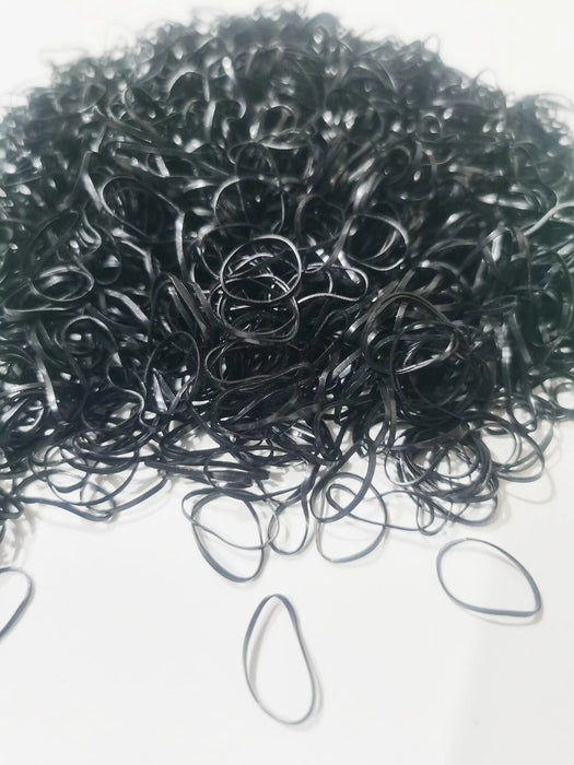 Shein 1000 piezas de bandas elásticas negras para el cabello - Quierox - Tienda Online