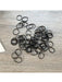 Shein 1000 piezas de gomas elásticas desechables negras pequeñas y finas para el cabello - Quierox - Tienda Online