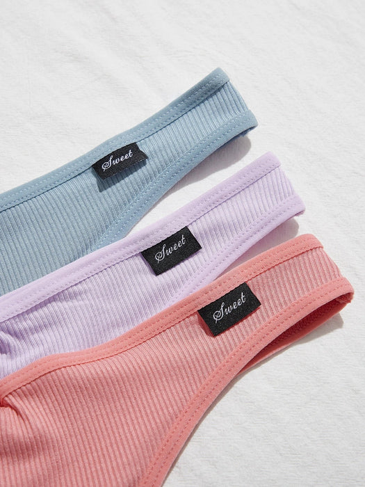 SHEIN 10pcs de Tangas multicolores para mujer - Quierox - Tienda Online