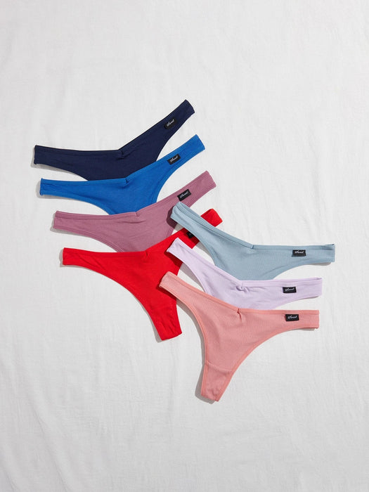 SHEIN 10pcs de Tangas multicolores para mujer - Quierox - Tienda Online