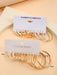 Shein 11 pares de pendientes de aro con diseño retorcido y decoración - Quierox - Tienda Online
