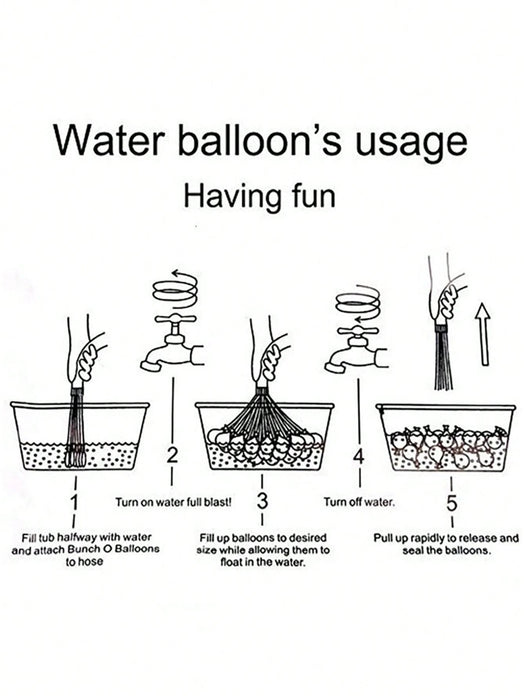 Shein 111 piezas de Bombas de agua para juegos acuáticos de verano para fiesta acuática - Quierox - Tienda Online