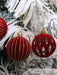 Shein 12 bolas navideñas de terciopelo para colgar en el árbol, ideales para fiestas, hogar - Quierox - Tienda Online