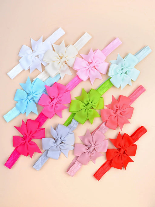 Shein 12 diademas decorativas con lazo para bebé - Quierox - Tienda Online
