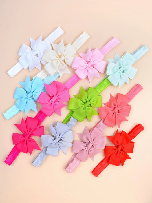 Shein 12 diademas decorativas con lazo para bebé - Quierox - Tienda Online