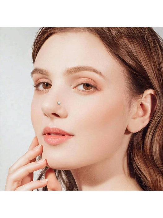 SHEIN 12 PIEZAS Anillos de nariz de acero inoxidable para mujeres y hombres - Quierox - Tienda Online