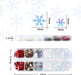 SHEIN 12 rejillas de copos de nieve para arte de uñas con purpurina para Navidad - Quierox - Tienda Online