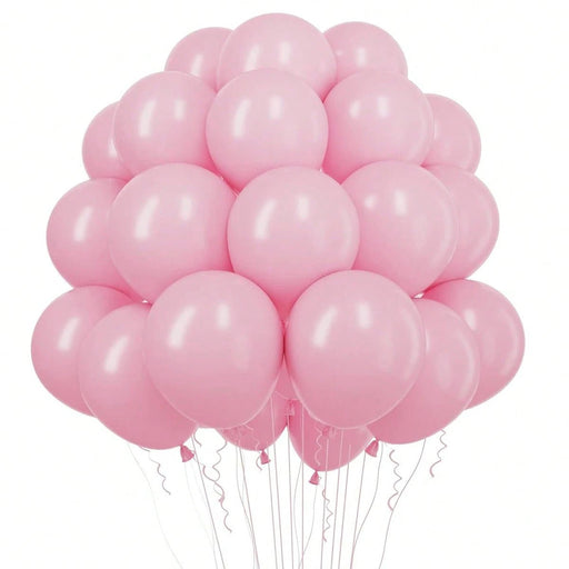 SHEIN 15 piezas Globos de látex de color rosa claro de 12 pulgadas - Quierox - Tienda Online