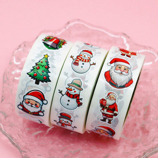 Shein 1500 pegatinas de decoración navideña: Papá Noel y muñeco de nieve - Quierox - Tienda Online