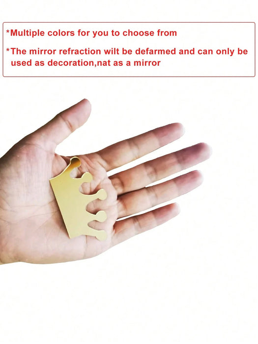 Shein 18 piezas Pegatina de pared de espejo corona - Quierox - Tienda Online