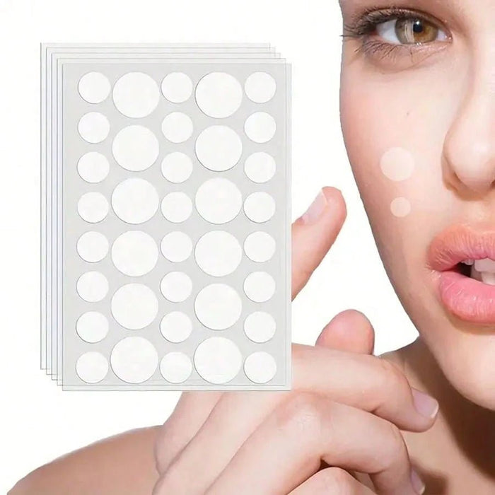 SHEIN 180 piezas Pegatinas redondas invisibles transparentes para el rostro - Quierox - Tienda Online