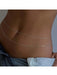 Shein 1PC Minimalista Playa Bikini Cuerpo Cadena Cadena de Ombligo Encanto Ajustable - Quierox - Tienda Online