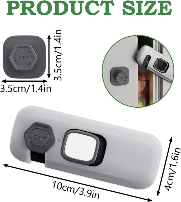 Shein 2 cerraduras para refrigerador, fáciles de instalar para niños, sin necesidad de herramientas ni taladros - Quierox - Tienda Online