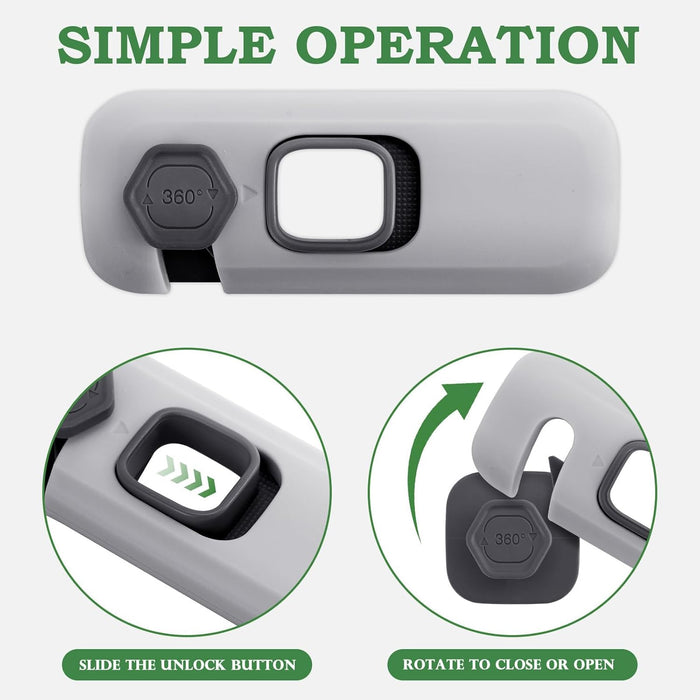 Shein 2 cerraduras para refrigerador, fáciles de instalar para niños, sin necesidad de herramientas ni taladros - Quierox - Tienda Online