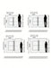 Shein 2 cortinas de cocina con estampado de plantas, sin agujeros 105x230cm - Quierox - Tienda Online
