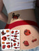SHEIN 2 hojas Tatuajes temporales de arte corporal de gran tamaño para mujeres - Quierox - Tienda Online