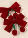 SHEIN 2 lazos para el cabello de cereza para niñas, pinzas de cocodrilo - Quierox - Tienda Online