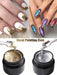 SHEIN 2 paquetes de gel metálico dorado y plateado de 5 ml para decoración de uñas - Quierox - Tienda Online