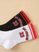 SHEIN 2 pares de calcetines de mujer con estampado de letras para uso diario. - Quierox - Tienda Online