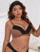 Shein 2 pares de Sujetador con aros y encaje en contraste DesireSculpt Plus - Quierox - Tienda Online