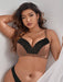 Shein 2 pares de Sujetador con aros y encaje en contraste DesireSculpt Plus - Quierox - Tienda Online