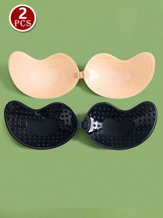 SHEIN 2 pares de sujetadores invisibles push-up adhesivos para mujer - Quierox - Tienda Online