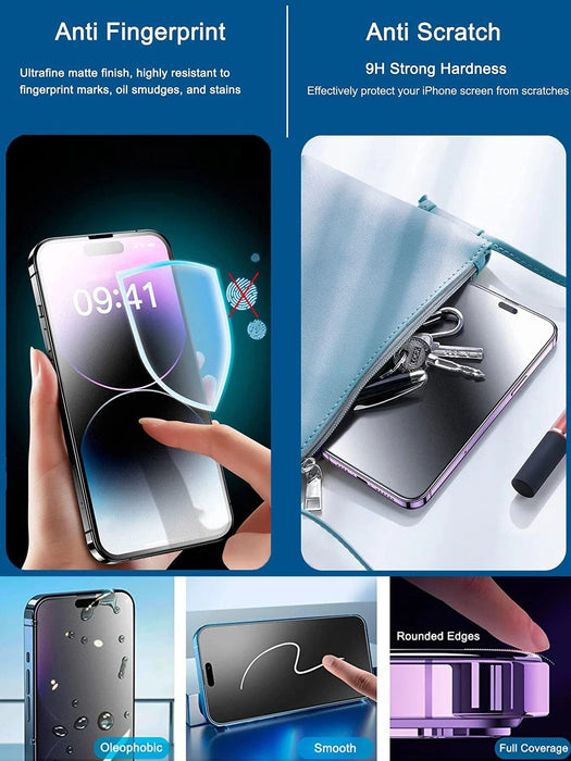 Shein 2 películas protectoras de pantalla de teléfono anticaídas para iPhone 14 Pro - Quierox - Tienda Online