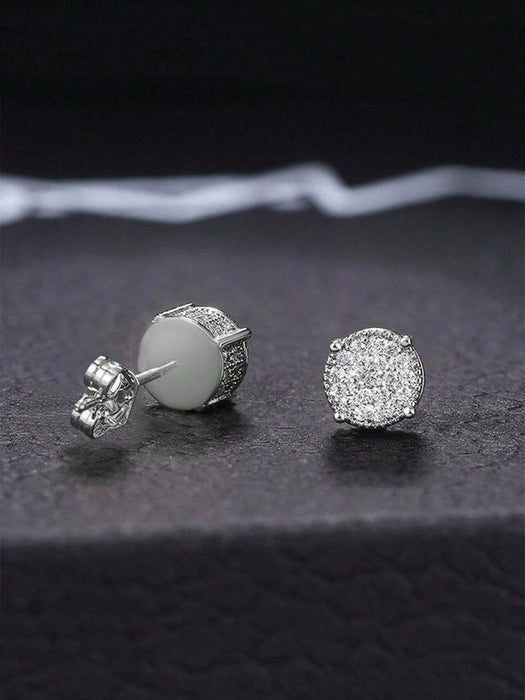 Shein 2 pendientes con decoración de diamantes de imitación - Quierox - Tienda Online