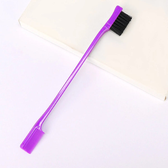 Shein 2 pieza Cepillo de doble lado para controlar los bordes del cabello - Quierox - Tienda Online