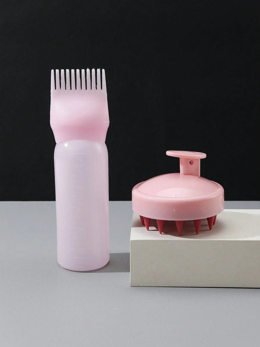 Shein 2 piezas, 1 pieza Botella de limpieza en seco con escala dentada - Quierox - Tienda Online