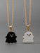 SHEIN 2 piezas Collar con colgante pareja fantasma - Quierox - Tienda Online
