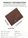 Shein 2 piezas de Cartera corta de cuero sintético para hombre negra y marron - Quierox - Tienda Online