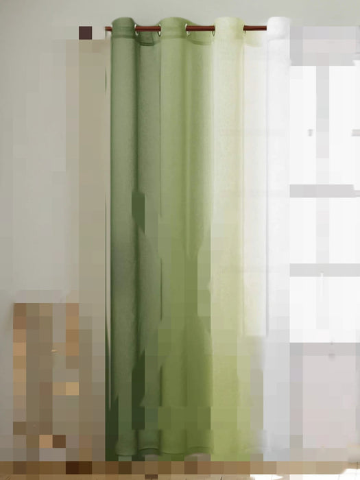SHEIN 2 piezas de cortinas transparentes degradadas, con ojales en la parte superior - Quierox - Tienda Online