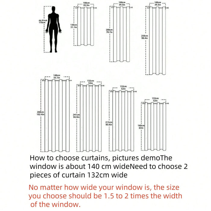 SHEIN 2 piezas de cortinas transparentes degradadas, con ojales en la parte superior - Quierox - Tienda Online