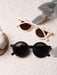 Shein 2 piezas Gafas de moda redondas de moda unisex para bebé - Quierox - Tienda Online