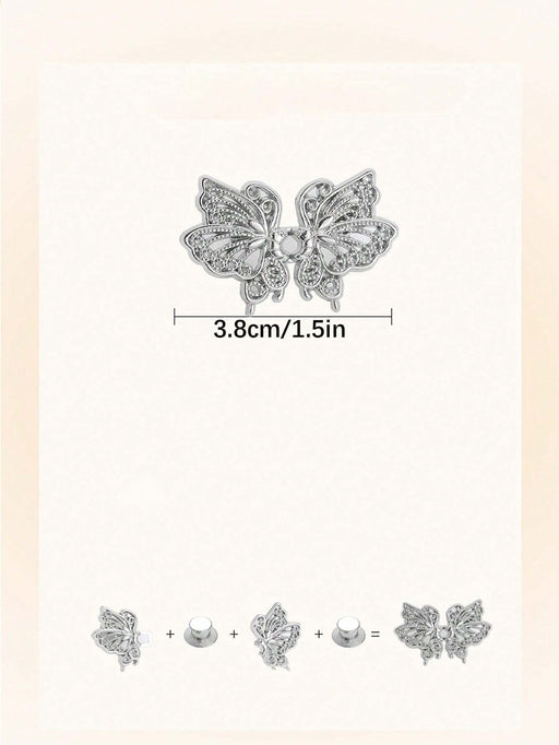 SHEIN 2 piezas Hebilla de metal con cierre de gancho y ojal - Quierox - Tienda Online