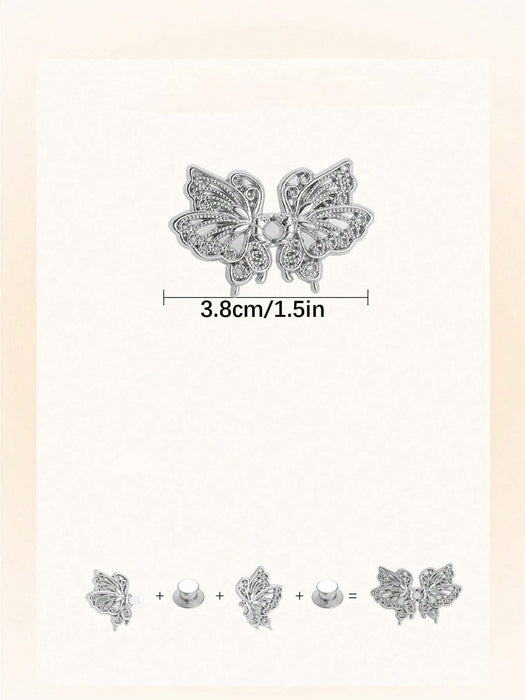 SHEIN 2 piezas Hebilla de metal con cierre de gancho y ojal - Quierox - Tienda Online