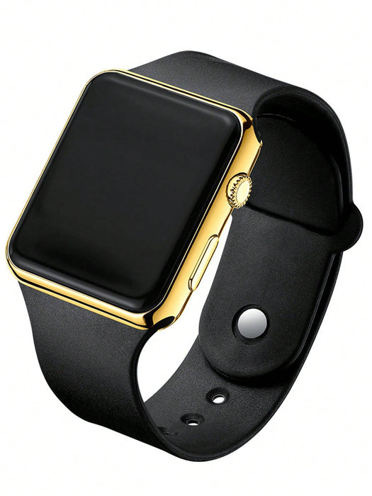 Shein 2 piezas Reloj electrónico deportivo casual y conjunto de brazalete - Quierox - Tienda Online