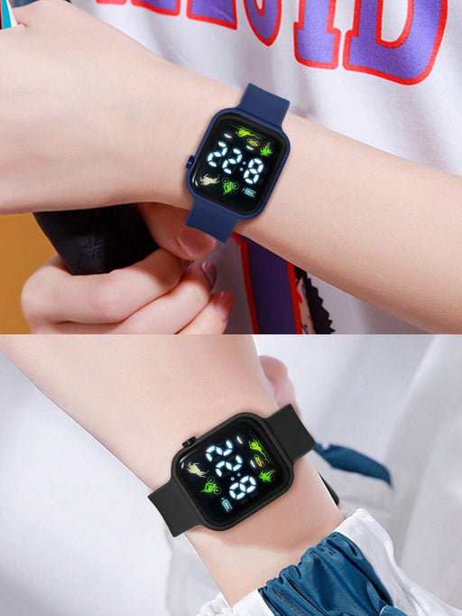 SHEIN 2 piezas Reloj electrónico deportivo de TPU con diseño - Quierox - Tienda Online