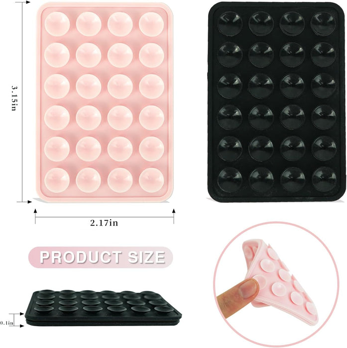 Shein 2 Piezas Ventosa Multipropósito Para Móvil, Soporte Cuadrado de Silicona Para Teléfono - Quierox - Tienda Online