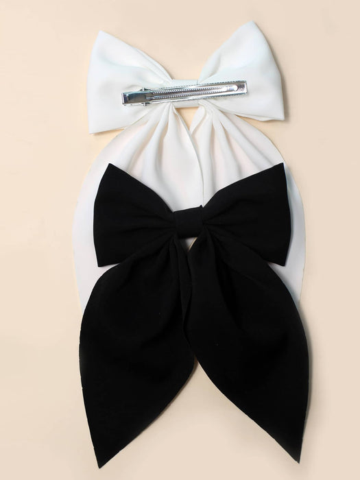 Shein 2 pinzas para el cabello con lazo para niñas - Quierox - Tienda Online