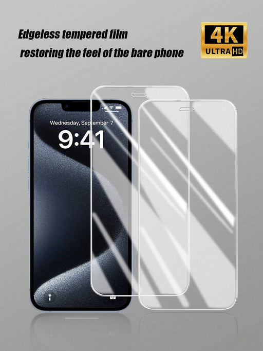 SHEIN 2 protectores de pantalla curvo 3D de alta definición, resistentes a los arañazos para Iphone 7P/8P - Quierox - Tienda Online